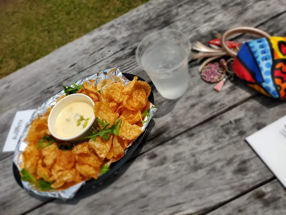 Pork Skins and Queso